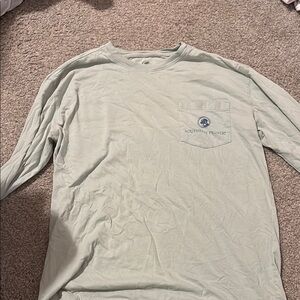 Southern Proper Green Long Sleeve Tee